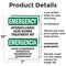 Signmission Safety Culture Sign, 7 in Width, Plastic, Rectangle, Bilingual OS-2PACK-EM-P-710-L-10335 - alternate 8